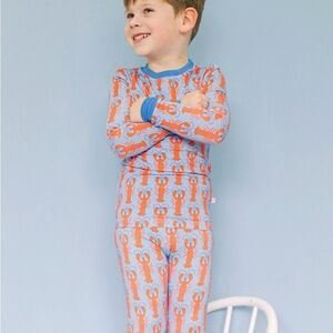 Bamboo Lobster Print Pajama Set - 2T Worn once!